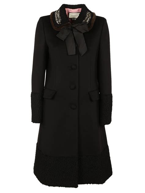 gucci lapel jacket|Gucci coats for women.